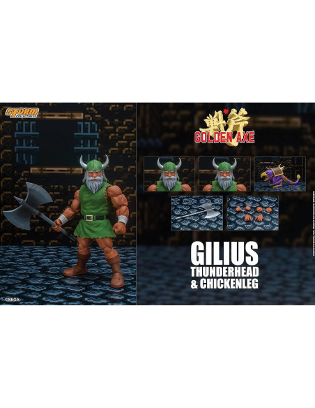 Figura Gilius Thunderhead Storm Collectibles 1/12 Golden Axe
