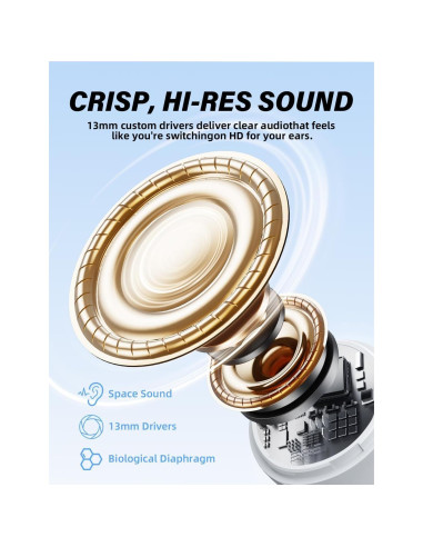 Auriculares Inalámbricos ONIKUMA T27 para Juegos 20ms Latencia