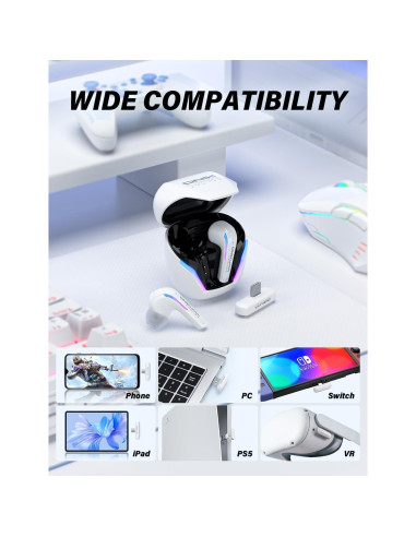 Auriculares Inalámbricos ONIKUMA T27 para Juegos 20ms Latencia