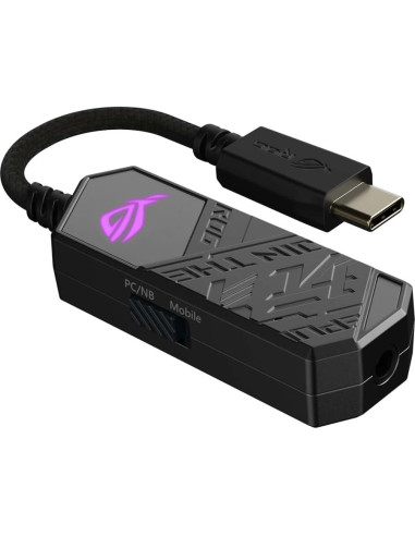 DAC Gaming ASUS ROG Clavis USB-C con MQA y Cancelación AI