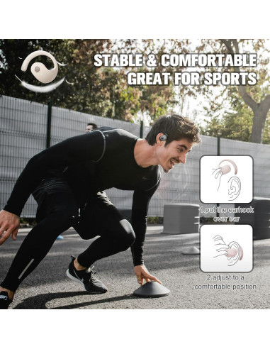 Auriculares Inalámbricos Conducción Ósea JM13 Bluetooth 5.3