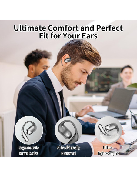 Auriculares Inalámbricos Aurotlu Q16-H3 Bluetooth 5.4 IPX7