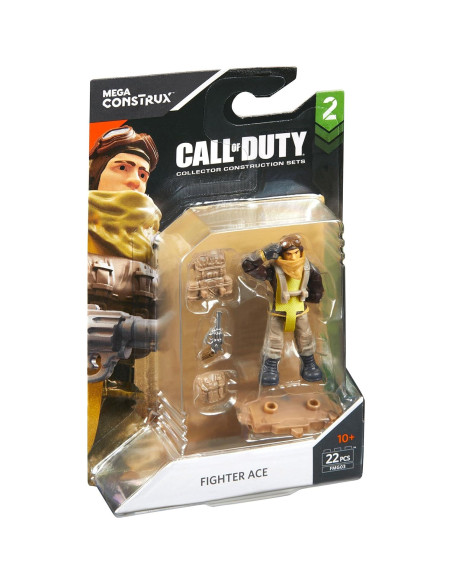 Mega Construx Call of Duty WW2 Piloto de Caza 22.68g