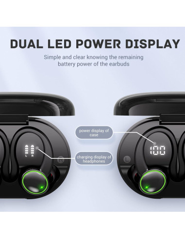 Auriculares Bluetooth 5.3 C16 Shenzhen - Impermeables IP7 40H