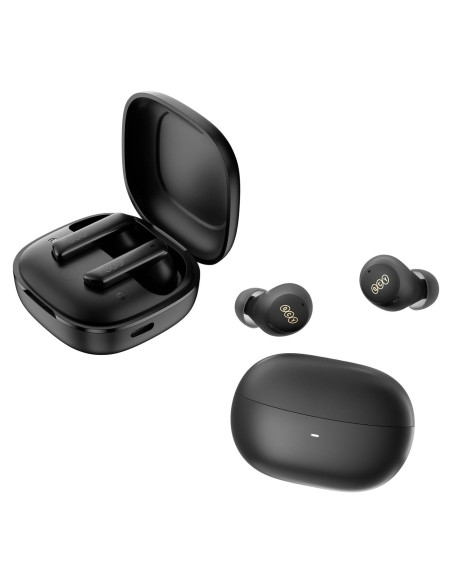 Auriculares Inalámbricos QCY HT05 MeloBuds + HT07 ArcBuds Negro