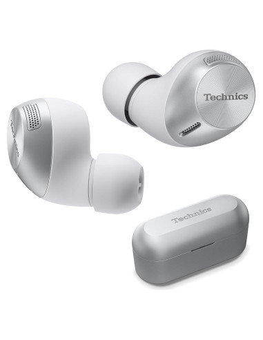 Auriculares Inalámbricos Technics EAH-AZ40M2-S Plata, Bluetooth 5.2, Cancelación de Ruido