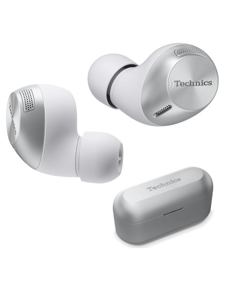 Auriculares Inalámbricos Technics EAH-AZ40M2-S Plata, Bluetooth 5.2, Cancelación de Ruido