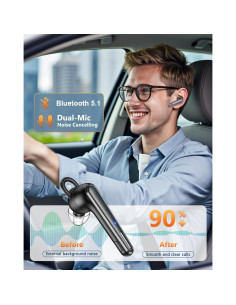 Soporte para Auriculares New Bee + Auricular Bluetooth M52 V5.1 2