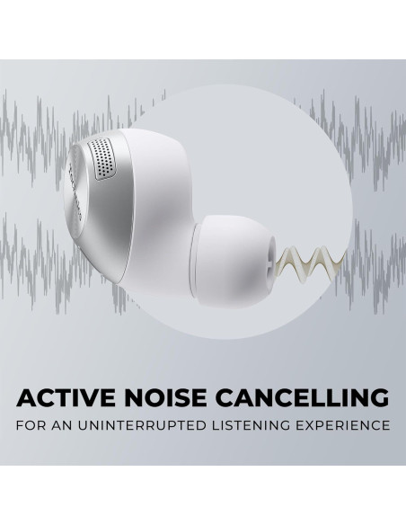 Auriculares Inalámbricos Technics EAH-AZ40M2-S Plata, Bluetooth 5.2, Cancelación de Ruido
