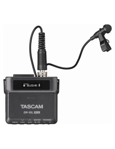 Grabadora de Campo TASCAM DR-10L Pro con Micrófono Lavalier