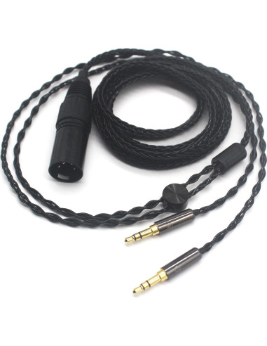 Cable Balanceado 4 Pines XLR Youkamoo 5m para Auriculares Hifiman