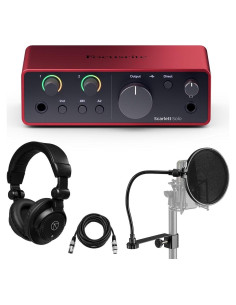 Focusrite Scarlett Solo 4ta Generación Interfaz de Audio USB