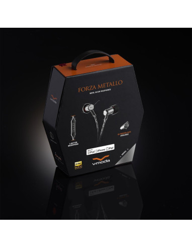 Auriculares In-Ear V-MODA Forza Metallo con Micrófono 3 Botones