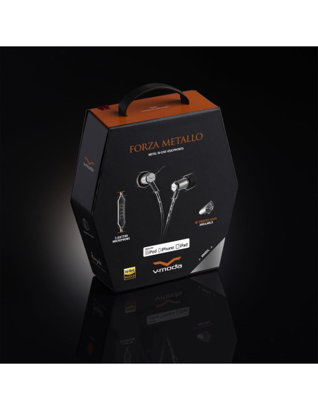 Auriculares In-Ear V-MODA Forza Metallo con Micrófono 3 Botones