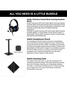 Auriculares de Juego Audio-Technica ATH-GL3 + Soporte + Paño 2