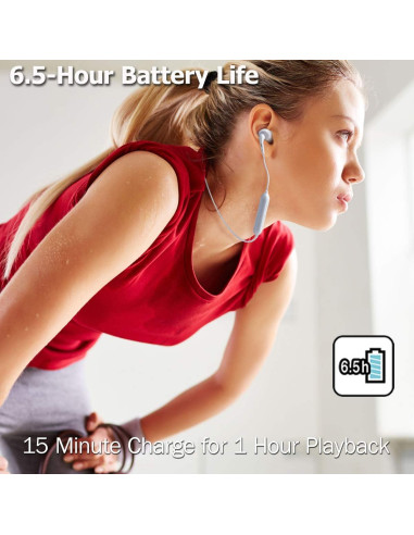 Auriculares Inalámbricos JVC HA-EN15WH Deportivos Bluetooth IPX2