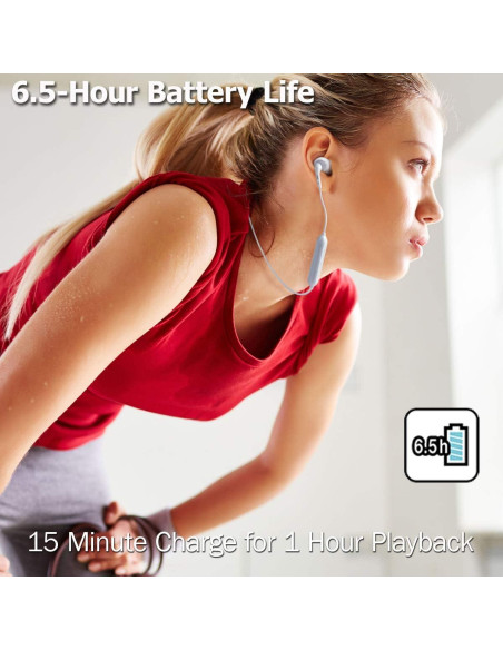 Auriculares Inalámbricos JVC HA-EN15WH Deportivos Bluetooth IPX2