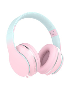 Auriculares Bluetooth DMJ-BT56 Rosa Plegables 10H Sonido Estéreo