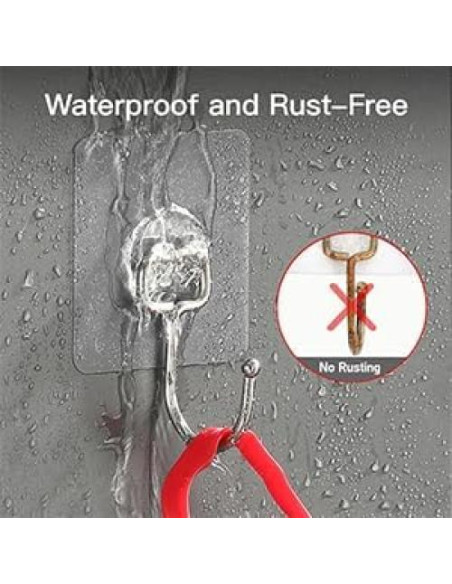 20 Ganchos Adhesivos Grandes Strjobaili Carga Pesada 20 kg