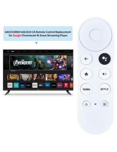 Control Remoto de Reemplazo PZL para Google Chromecast 4K 2