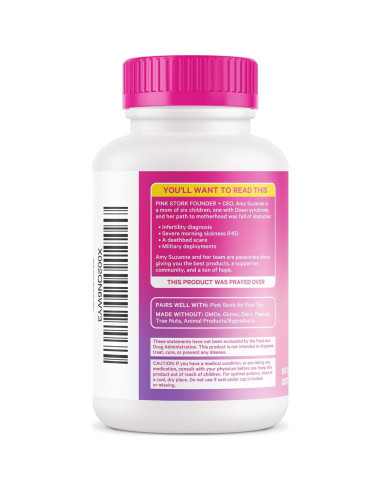 Cápsulas Pink Stork No Flow - Suplemento para dejar de amamantar