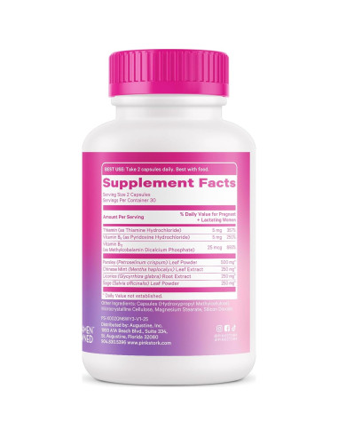 Cápsulas Pink Stork No Flow - Suplemento para dejar de amamantar