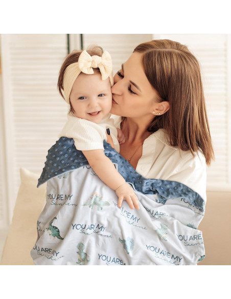 Manta para Bebés Civarua Kids Dinosaurios 76x102 cm Suave Manta para Bebés Civarua Kids Dinosaurios 76x102 cm Suave