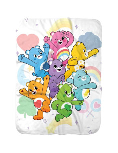 Manta Sherpa Care Bears 76x102 cm para Bebé - Suave y Cálida 2