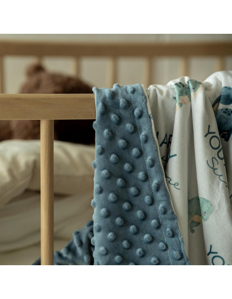 Manta para Bebés Civarua Kids Dinosaurios 76x102 cm Suave Manta para Bebés Civarua Kids Dinosaurios 76x102 cm Suave