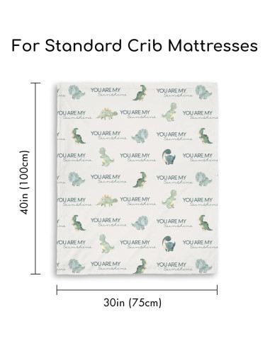 Manta para Bebés Civarua Kids Dinosaurios 76x102 cm Suave