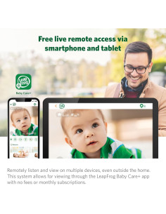 Cámara de Monitor de Bebé LeapFrog LF2911 WiFi 1080p HD 2
