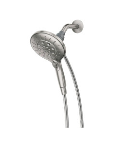 Cabezal de Ducha Moen Engage 14 cm Níquel Cepillado 6 Funciones