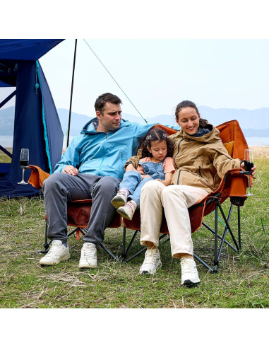 Silla de Camping Plegable Timber Ridge TR-FC-97821-OR Naranja