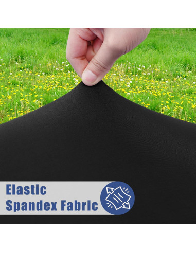 Mantel Rectangular Elástico Moosfor 182.9x76.2cm Negro