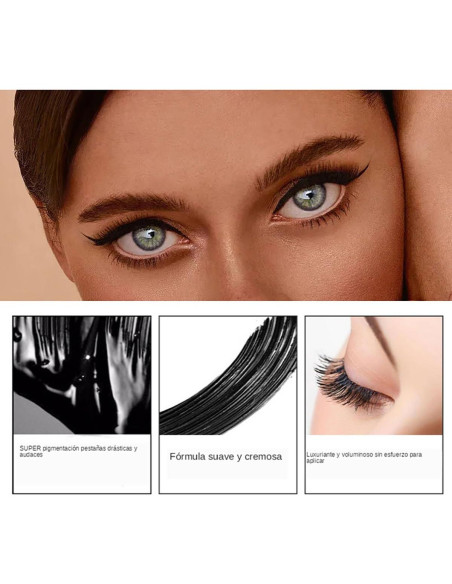 Máscara de Pestañas Voluminosa Tiejdhr 4D Waterproof 1 Paquete Máscara de Pestañas Voluminosa Tiejdhr 4D Waterproof 1 Paquete