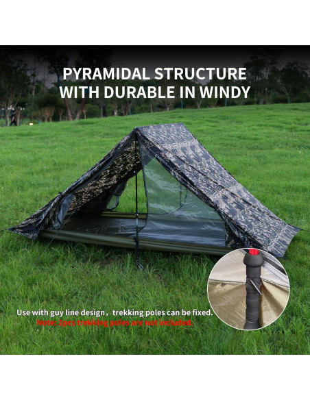 Tienda de Camping Ultraligera Mtenplay TS-2DS para 2 Personas