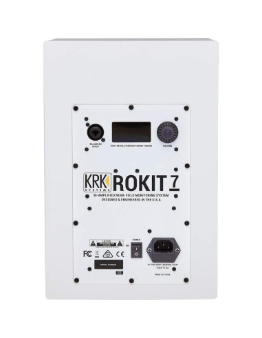 Monitor de Estudio KRK RP7 G4 Bi-Amplificado 7" Ruido Blanco