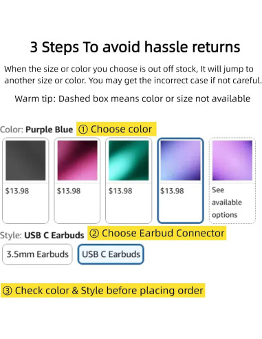 Auriculares USB C TOPAUX In-Ear con Micrófono y Control de Volumen