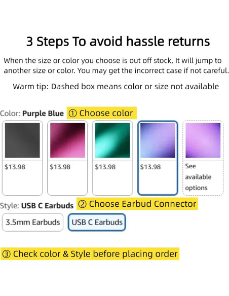 Auriculares USB C TOPAUX In-Ear con Micrófono y Control de Volumen