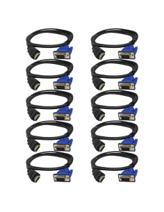 Adaptador HDMI Macho a VGA Macho Xspeedonline 10 Unidades 1.83m