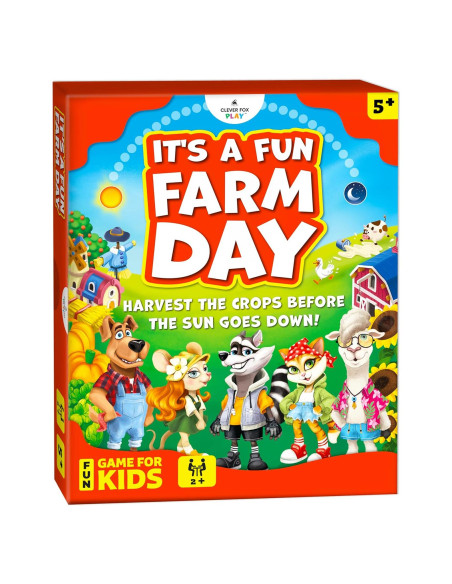 Juego de Mesa Cooperativo Clever Fox Farm Day 0.9kg 5-10 Años Juego de Mesa Cooperativo Clever Fox Farm Day 0.9kg 5-10 Años