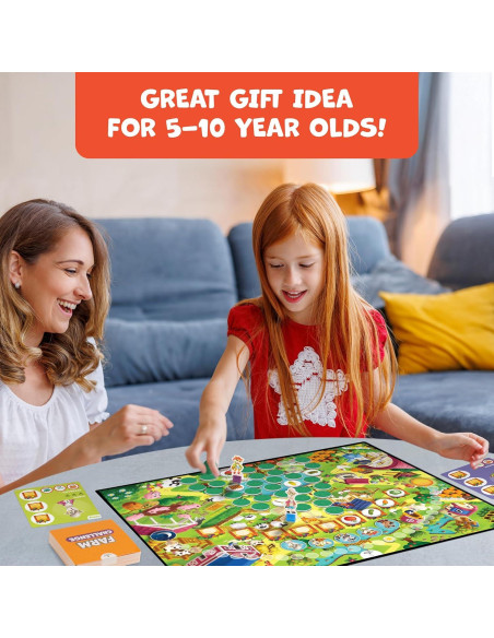 Juego de Mesa Cooperativo Clever Fox Farm Day 0.9kg 5-10 Años Juego de Mesa Cooperativo Clever Fox Farm Day 0.9kg 5-10 Años