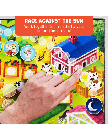 Juego de Mesa Cooperativo Clever Fox Farm Day 0.9kg 5-10 Años Juego de Mesa Cooperativo Clever Fox Farm Day 0.9kg 5-10 Años
