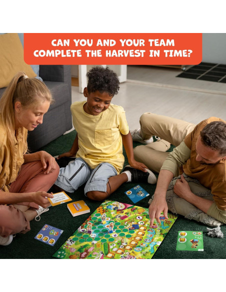 Juego de Mesa Cooperativo Clever Fox Farm Day 0.9kg 5-10 Años Juego de Mesa Cooperativo Clever Fox Farm Day 0.9kg 5-10 Años