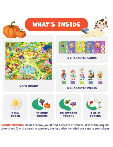 Juego de Mesa Cooperativo Clever Fox Farm Day 0.9kg 5-10 Años