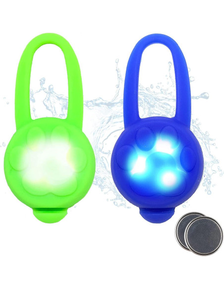 Collar LED para perros Avando, luces de seguridad 3 pcs