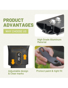 Barras Transversales de Techo TRAVLETIC para Honda Pilot 2016-2022 2