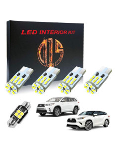 Kit de Luz Interior LED D15 para Toyota Highlander 2008-2024