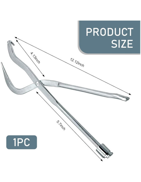 Alicates de Resorte de Freno Gunroil OILTHQ2080SI, Acero Carbono