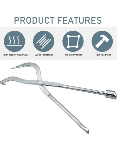 Alicates de Resorte de Freno Gunroil OILTHQ2080SI, Acero Carbono